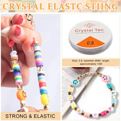 BEADSHUB 6000 pcs Bracelet Making Set for Girls - Jewellery Making Materials kit - Beads for Bracelet Making Set - DIY kit for Kids for Making and Crafting kit for Necklace with Charms