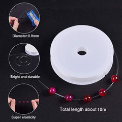 BEADSHUB Jewellery Making Kit for Girls, Colorful Bracelet Making Set for Kids DIY Craft Necklace Making, Activity Toys for Girls Age 6-12 Years Old